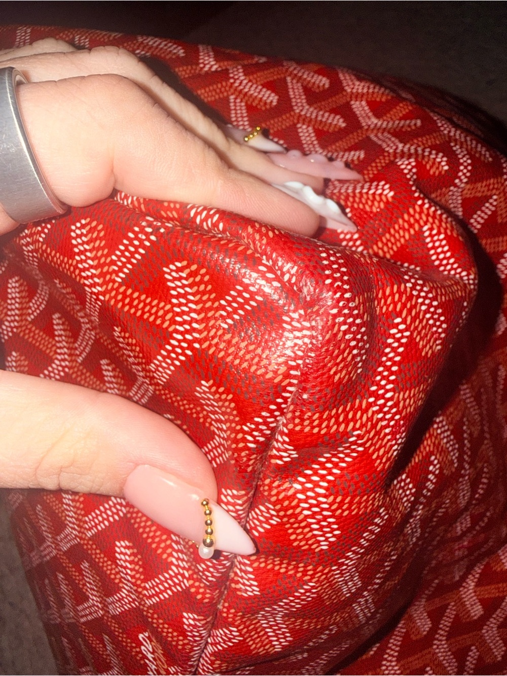 Goyard Red GM Tote - Picture 8 of 16